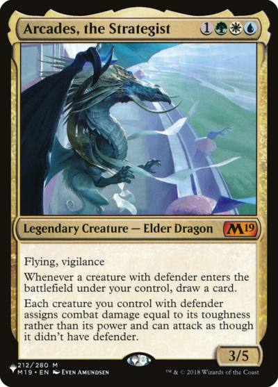 Arcades, the Strategist PLST-M19-212 The List Magic card