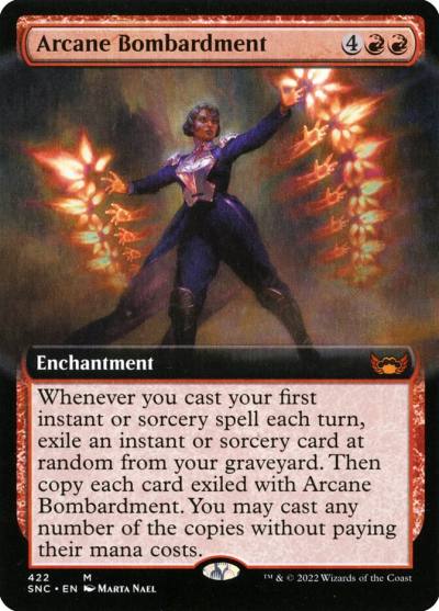 Arcane Bombardment SNC-422 Streets of New Capenna Magic card