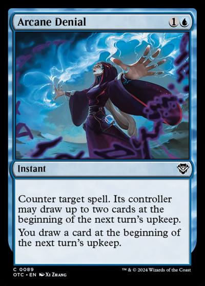 Arcane Denial OTC-89 Outlaws of Thunder Junction Commander Magic card