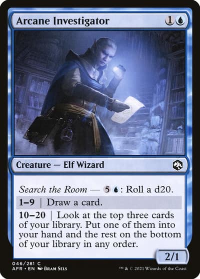 Arcane Investigator 46 Adventures in the Forgotten Realms Magic card