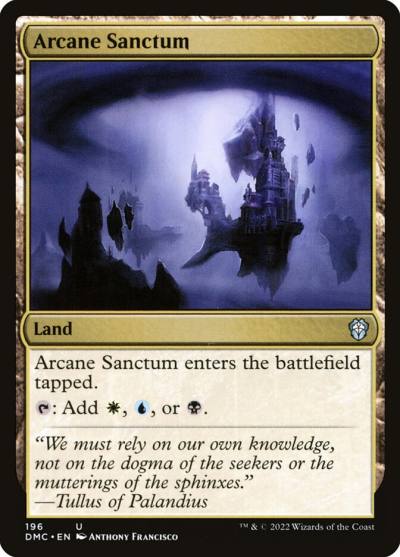Arcane Sanctum DMC-196 Dominaria United Commander Magic card