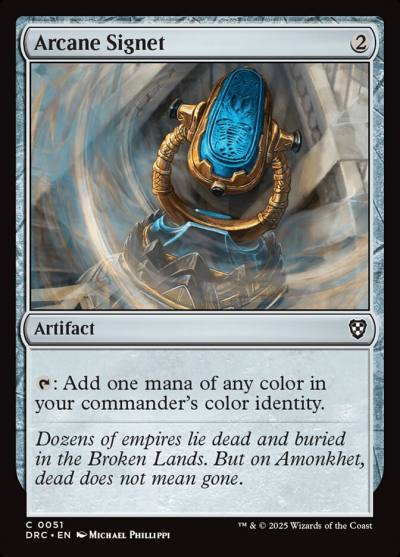 Arcane Signet DRC-51 Aetherdrift Commander Magic card