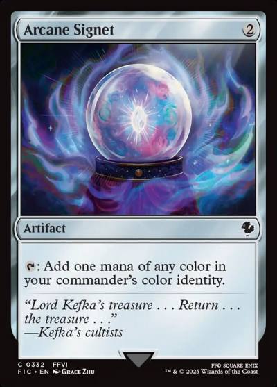 Arcane Signet FIC-332 Final Fantasy Commander Magic card