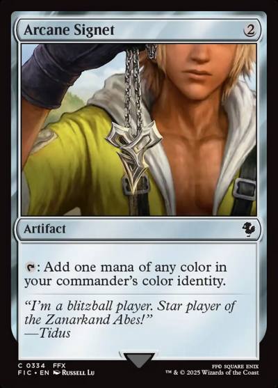 Arcane Signet FIC-334 Final Fantasy Commander Magic card