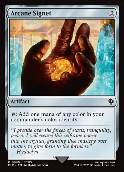 Arcane Signet FIC-335 Final Fantasy Commander Magic card