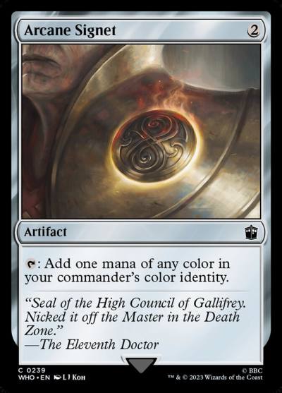 Arcane Signet WHO-239 Doctor Who Magic card