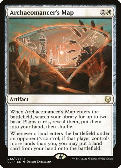 Archaeomancer's Map C21-12 Commander 2021 Magic card