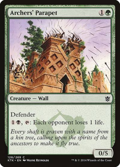 Archers' Parapet KTK-128 Khans of Tarkir Magic card