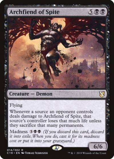 Archfiend of Spite 14 Commander 2019 Magic card