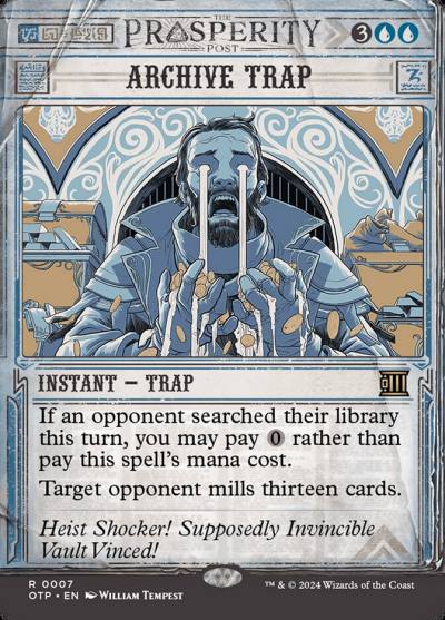 Archive Trap OTP-7 Breaking News Magic card