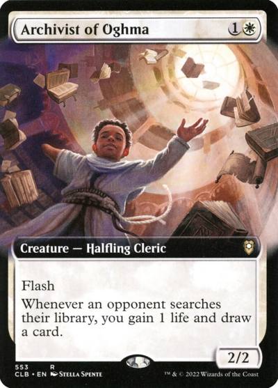 Archivist of Oghma CLB-553 Commander Legends: Battle for Baldur's Gate Magic card