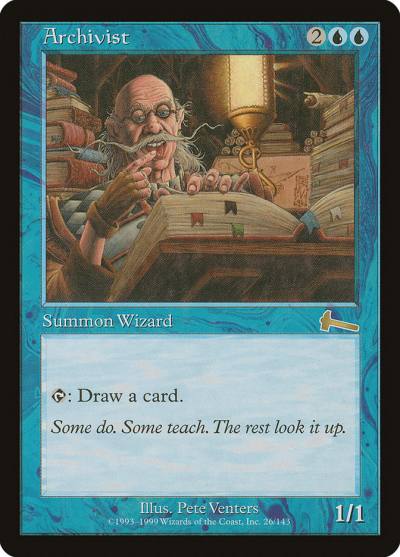 Archivist ULG-26 Urza's Legacy Magic card