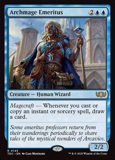 Archmage Emeritus TDC-145 Tarkir: Dragonstorm Commander Magic card