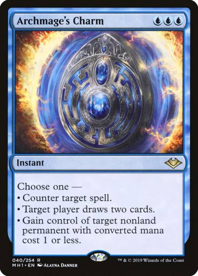 Archmage's Charm MH1-40 Modern Horizons Magic card