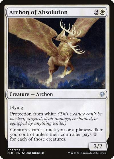 Archon of Absolution ELD-3 Throne of Eldraine Magic card