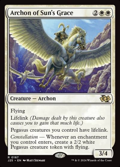 Archon of Sun's Grace J25-167 Foundations Jumpstart Magic card