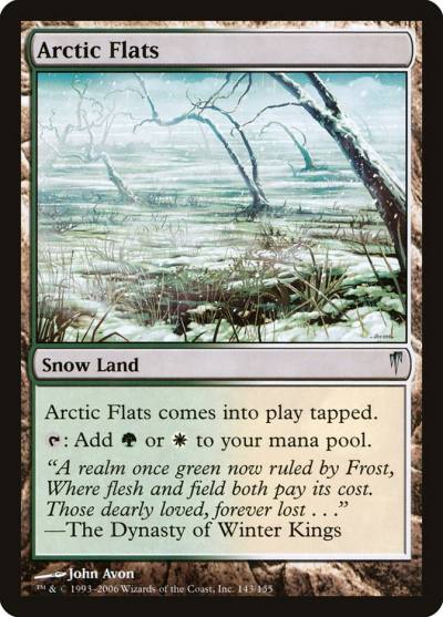 Arctic Flats CSP-143 Coldsnap Magic card
