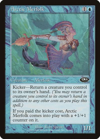 Arctic Merfolk PLS-21 Planeshift Magic card