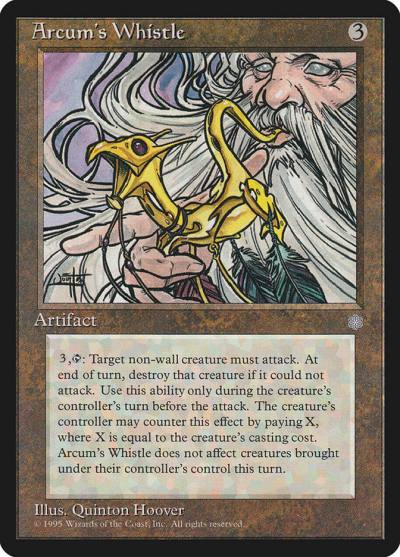 Arcum's Whistle ICE-311 Ice Age Magic card