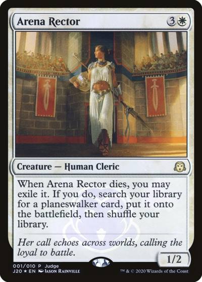 Arena Rector J20-1 Judge Gift Cards 2020 Magic card