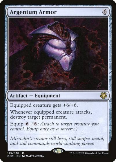 Argentum Armor GN3-113 Game Night: Free-for-All Magic card