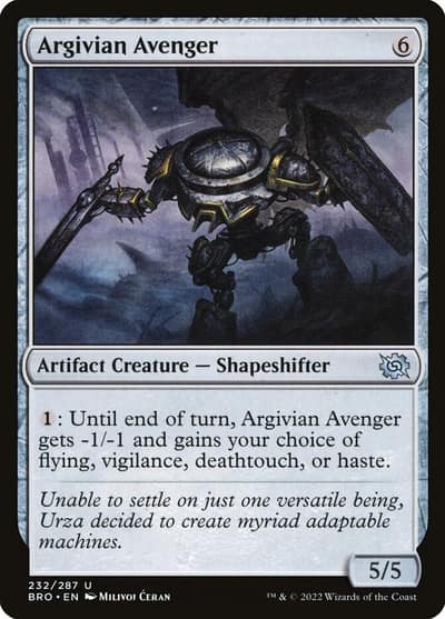 Argivian Avenger 232 The Brothers' War Magic card