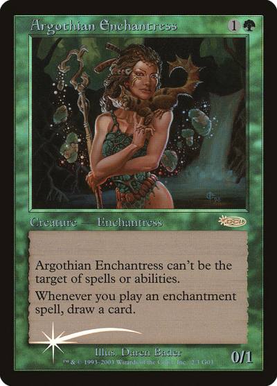 Argothian Enchantress G03-2 Judge Gift Cards 2003 Magic card