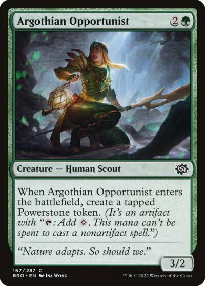 Argothian Opportunist BRO-167 The Brothers' War Magic card