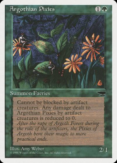Argothian Pixies CHR-57 Chronicles Magic card