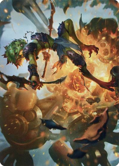 Argothian Sprite // Argothian Sprite ABRO-23 The Brothers' War Art Series Magic card