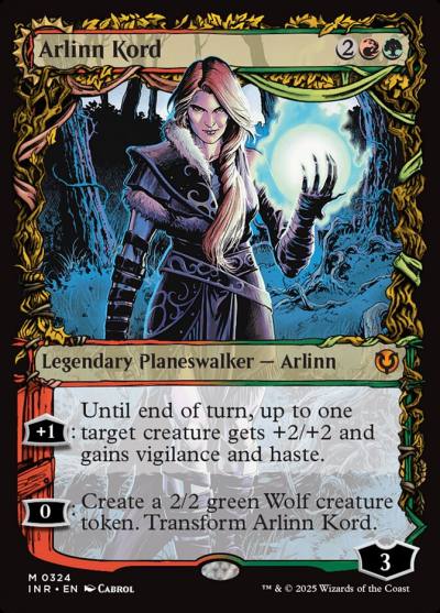 Arlinn Kord // Arlinn, Embraced by the Moon INR-324 Innistrad Remastered Magic card