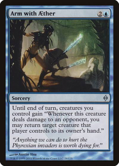 Arm with Aether NPH-28 New Phyrexia Magic card