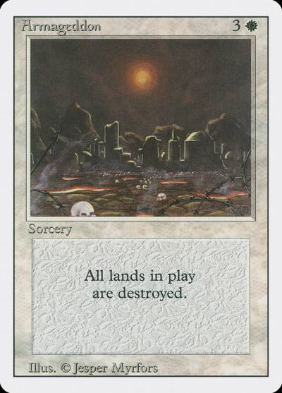 Armageddon 3ED-2 Revised Edition Magic card