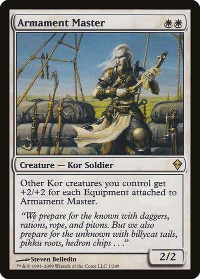 Armament Master 1 Zendikar Magic card