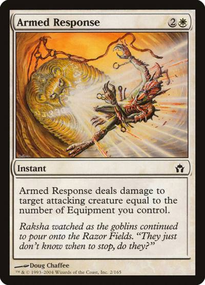 Armed Response 5DN-2 Fifth Dawn Magic card