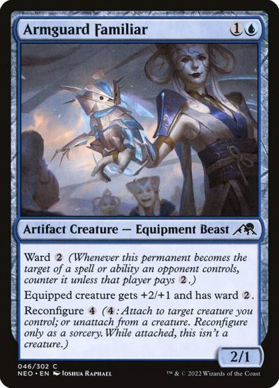 Armguard Familiar NEO-46 Kamigawa: Neon Dynasty Magic card