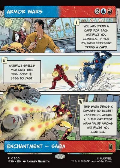 Armor Wars MSH-305 Marvel Super Heroes Magic card