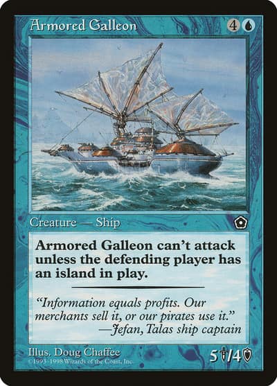 Armored Galleon 33 Portal Second Age Magic card