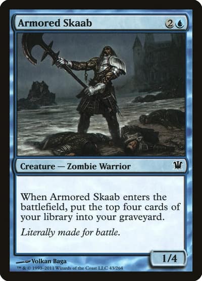 Armored Skaab 43 Innistrad Magic card