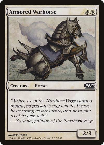 Armored Warhorse 7 Magic 2012 Magic card