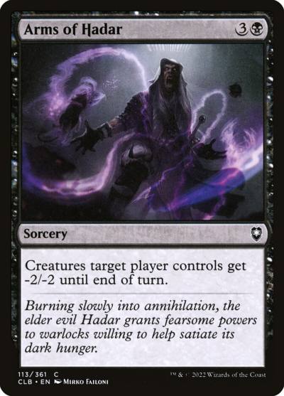 Arms of Hadar CLB-113 Commander Legends: Battle for Baldur's Gate Magic card