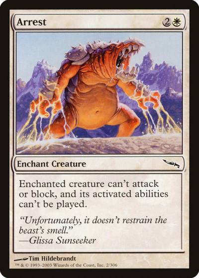 Arrest MRD-2 Mirrodin Magic card