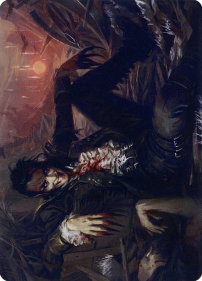 Arrogant Outlaw // Arrogant Outlaw AMID-33 Midnight Hunt Art Series Magic card