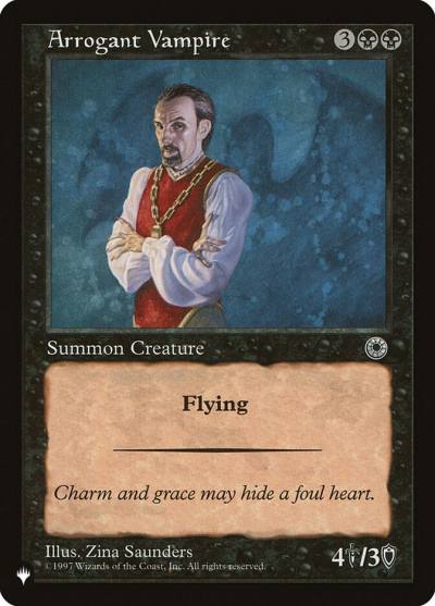 Arrogant Vampire PLST-POR-79 The List Magic card