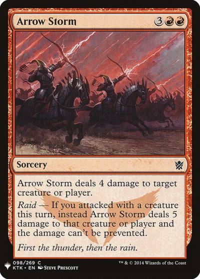 Arrow Storm PLST-KTK-98 The List Magic card