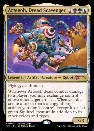 Arteeoh, Dread Scavenger PH21-2 2021 Heroes of the Realm Magic card