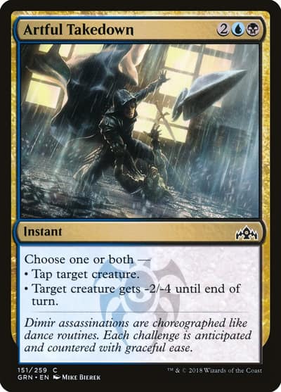 Artful Takedown GRN-151 Guilds of Ravnica Magic card