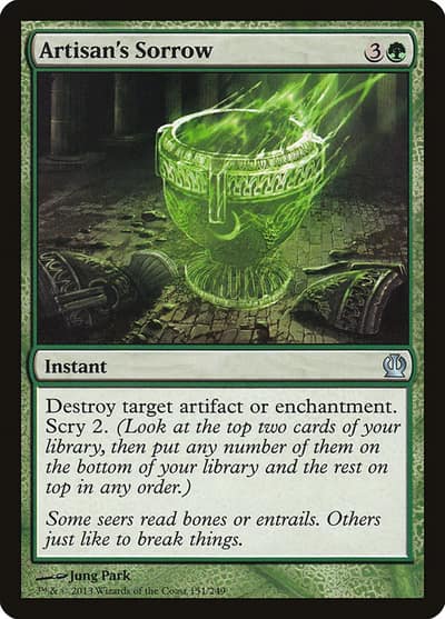 Artisan's Sorrow THS-151 Theros Magic card
