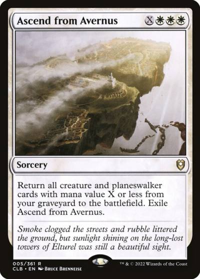 Ascend from Avernus CLB-5 Commander Legends: Battle for Baldur's Gate Magic card