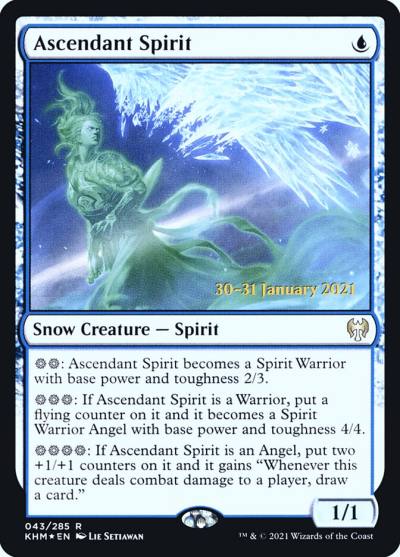 Ascendant Spirit PKHM-43S Kaldheim Promos Magic card